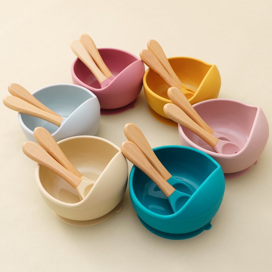 Baby Food Dinner - Mamaplan 3PCS Baby Silicone Feeding Set