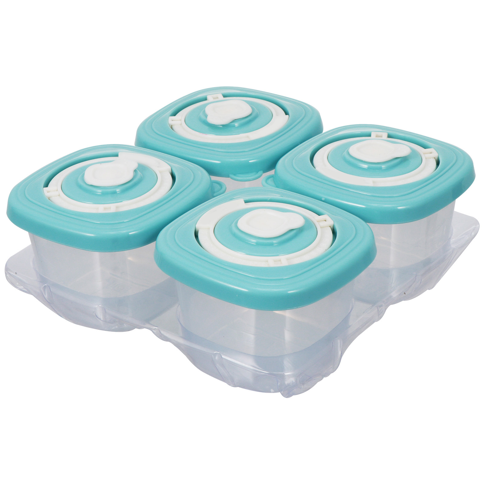 Baby Food Quality - 4Pcs Baby Blocks Food Storage Box