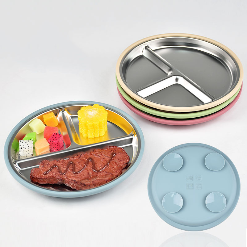 Baby Food Chart - 2026New 1PCS Stainless Steel Plate Detachable