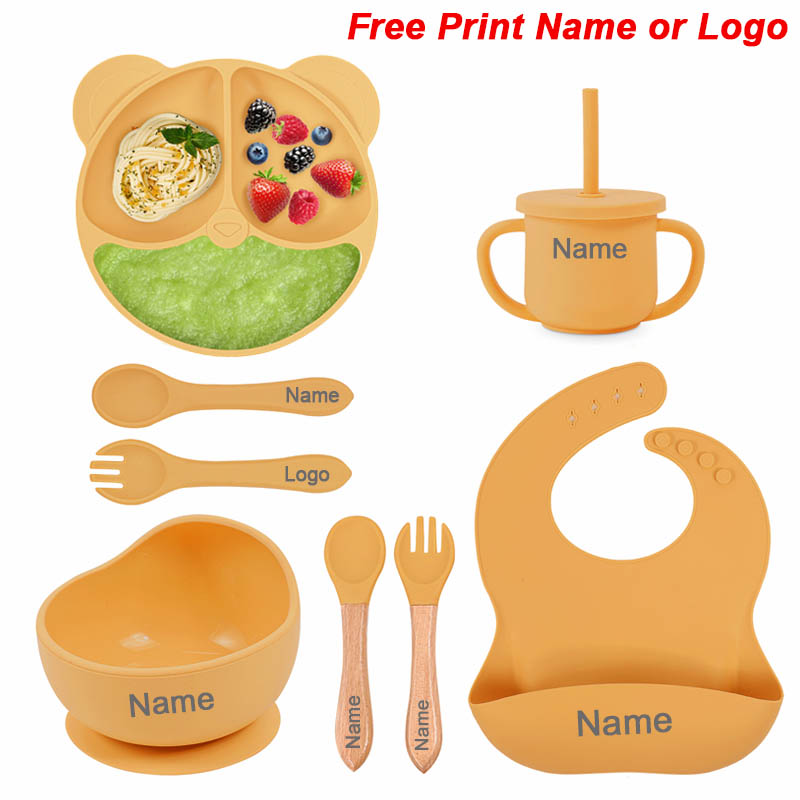 Baby Food Dinner - Feeding Set Silicone For Baby Sucker