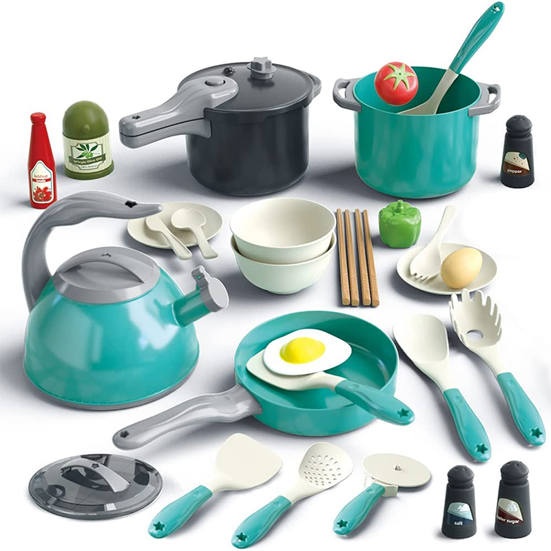 Kids Kitchen Toy Accessories T - Baby Food Cooking Set 评论和价格