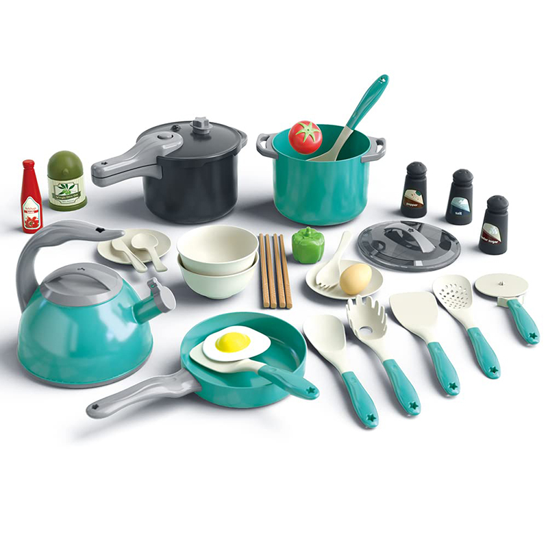 Kids Kitchen Toy Accessories T - Baby Food Cooking Set 评论和价格