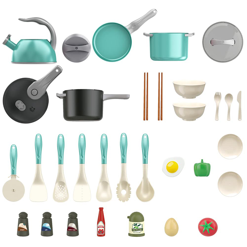 Kids Kitchen Toy Accessories T - Baby Food Cooking Set 评论和价格