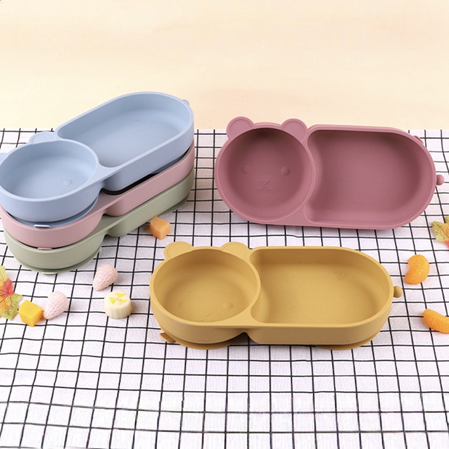 Baby Silicone Suction Cup Bowl - Baby Food Dinner 评论和价格