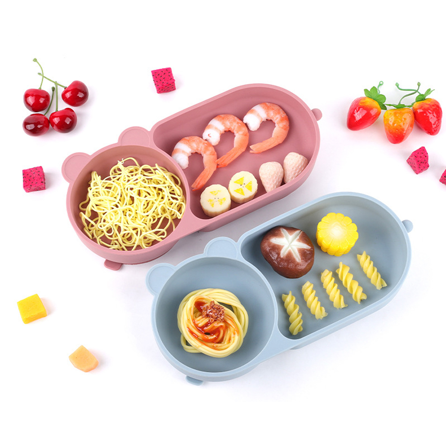Baby Silicone Suction Cup Bowl - Baby Food Dinner 评论和价格
