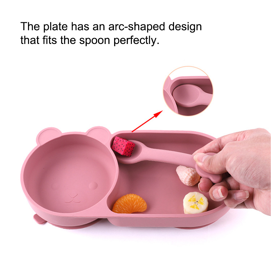 Baby Silicone Suction Cup Bowl - Baby Food Dinner 评论和价格