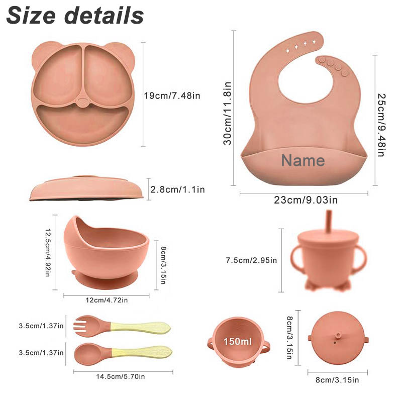 Personalized Name Tableware Fo - Baby Food Menu 评论和价格