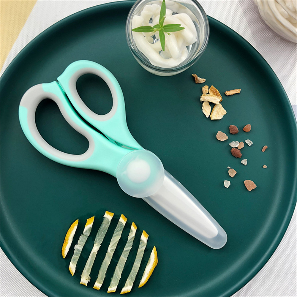 Portable Ceramic Scissors Baby - Baby Food Scissors 评论和价格