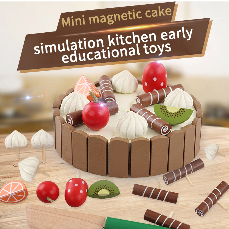 Wooden Children Kitchen Toys P - Baby Food Cooking Set 评论和价格