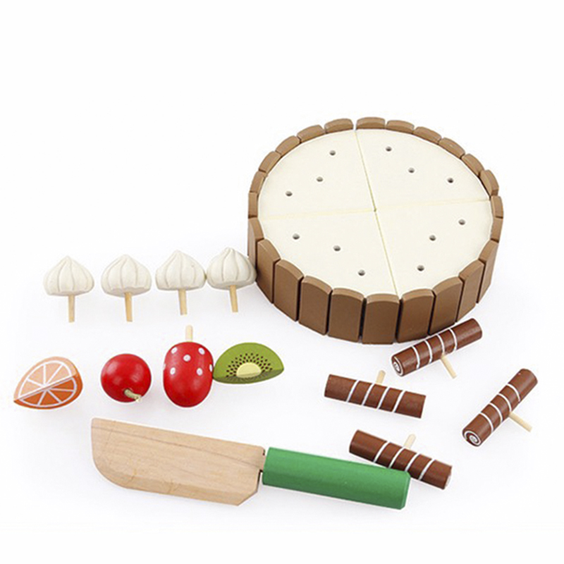 Wooden Children Kitchen Toys P - Baby Food Cooking Set 评论和价格