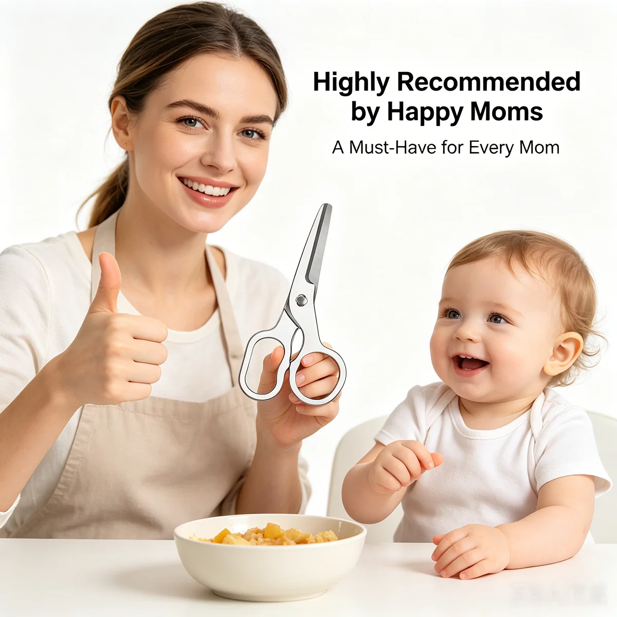 Baby Food Scissors Detachable  - Baby Food Scissors 评论和价格
