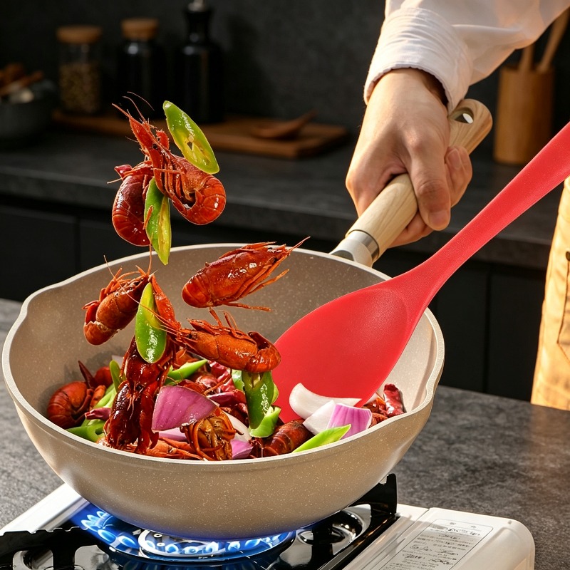 Food‑Grade Silicone Spatula He - Baby Food Cooking Set 评论和价格