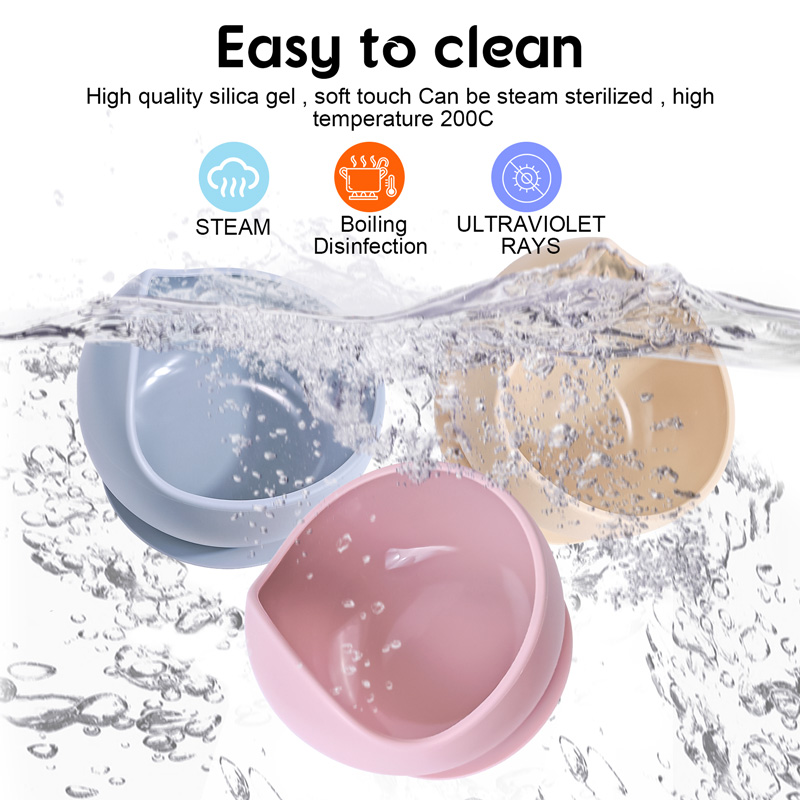 2PC Silicone Sucker Bowl Feedi - Baby Food Dinner 评论和价格