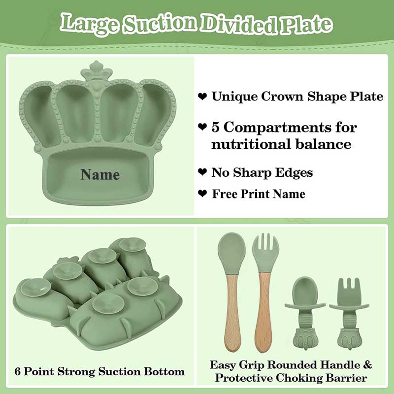 Personalized Name Baby Feeding - Baby Food Dinner 评论和价格