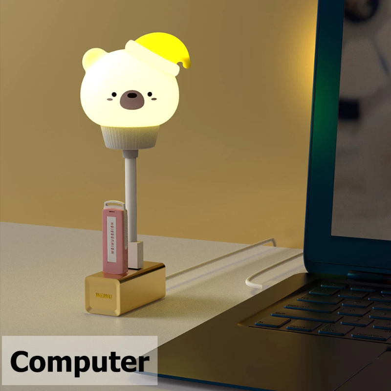 USB Cartoon Cute Night Light W - Baby Food Book 评论和价格