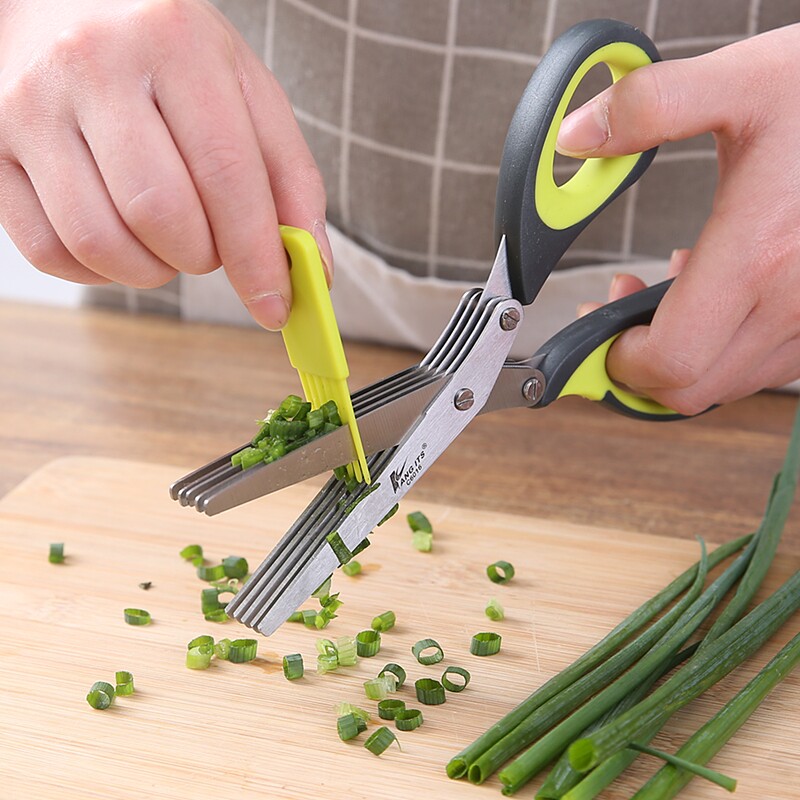 Chopped Scallion Shears, Stain - Baby Food Scissors 评论和价格