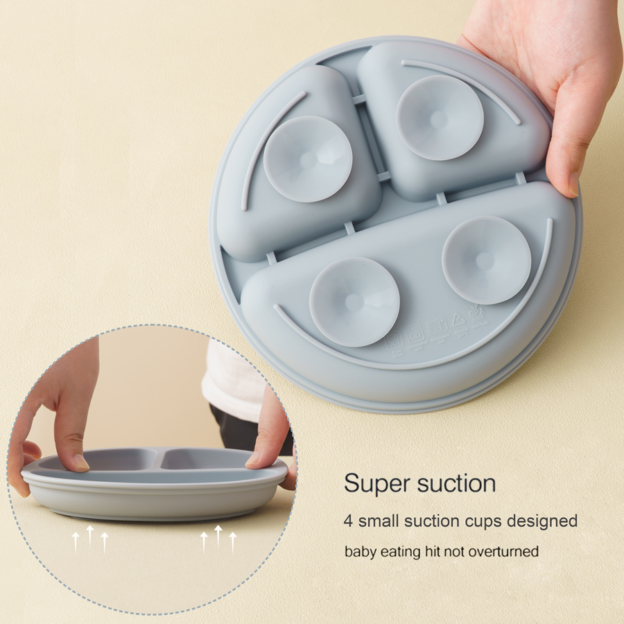 5Pcs Baby Silicone Feeding Set - Baby Food Dinner 评论和价格