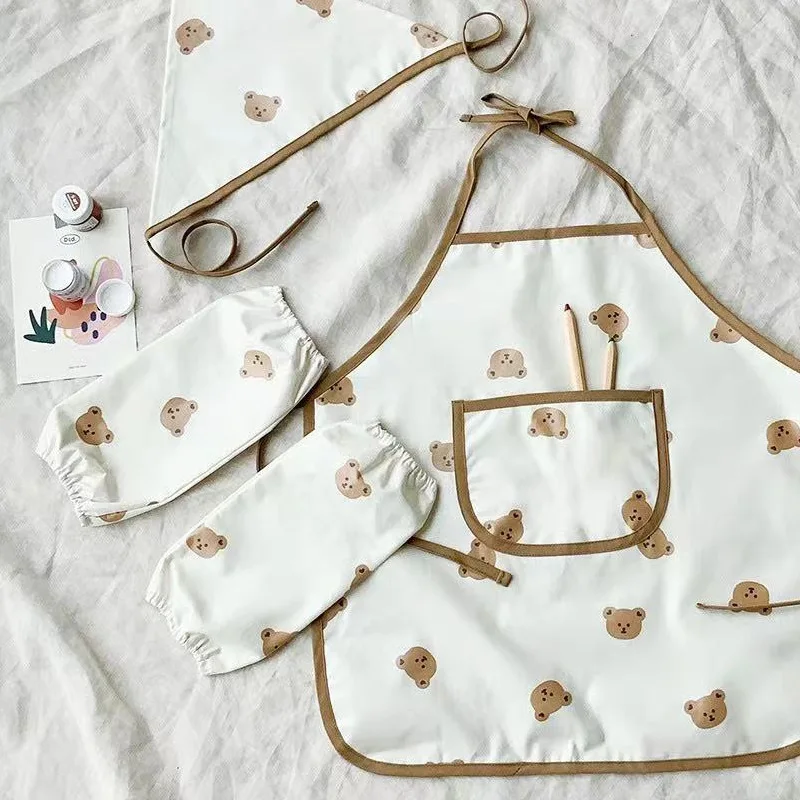 Cute Cartoon Children Apron Sl - Baby Food Cooking Set 评论和价格