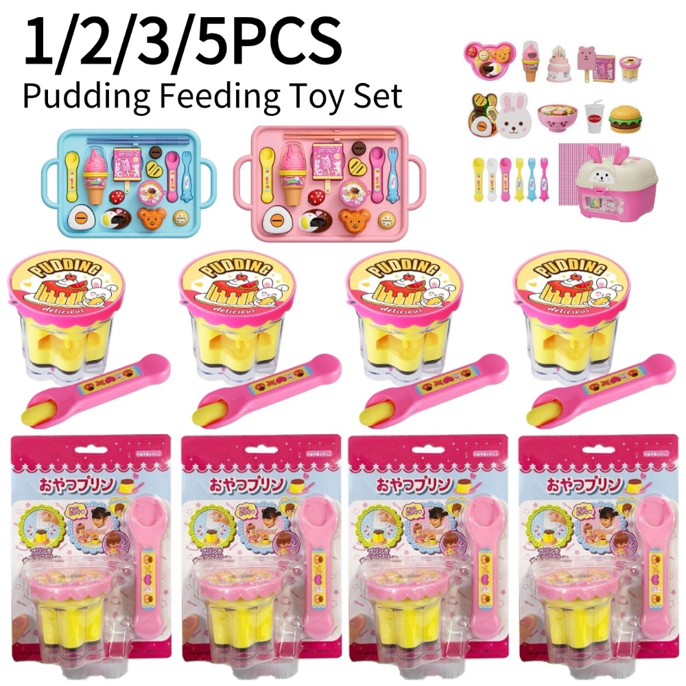 Pretend Play Pudding Feeding T - Baby Food Cooking Set 评论和价格