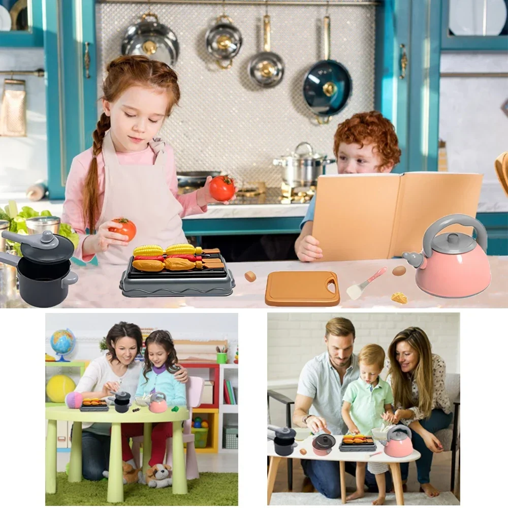 Kids Kitchen Toys Set 92/69/59 - Baby Food Cooking Set 评论和价格