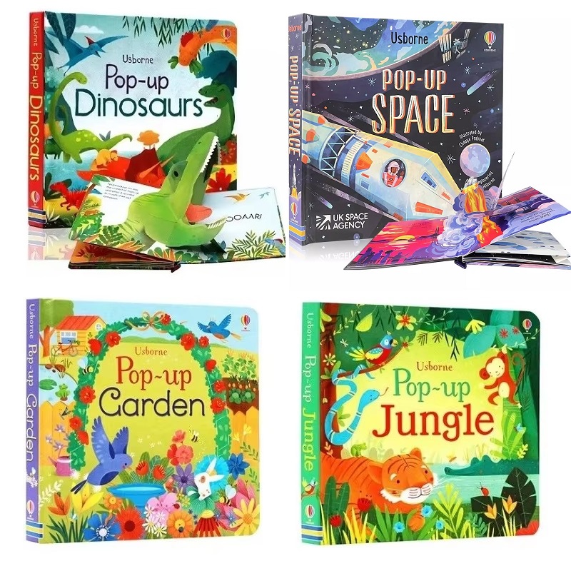 Usborne Pop Up Dinosaurs/Jungl - Baby Food Book 评论和价格