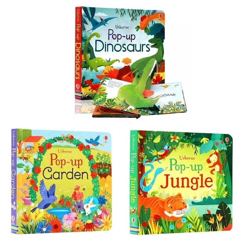 Usborne Pop Up Dinosaurs/Jungl - Baby Food Book 评论和价格
