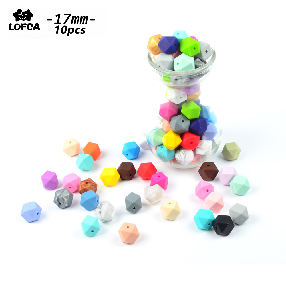 LOFCA 17mm 10pcs Hexagon Silic - Baby Food Quality 评论和价格