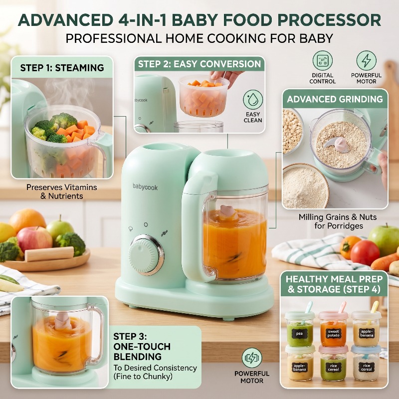 Multi-Function High-precision  - Baby Food Steamer 评论和价格