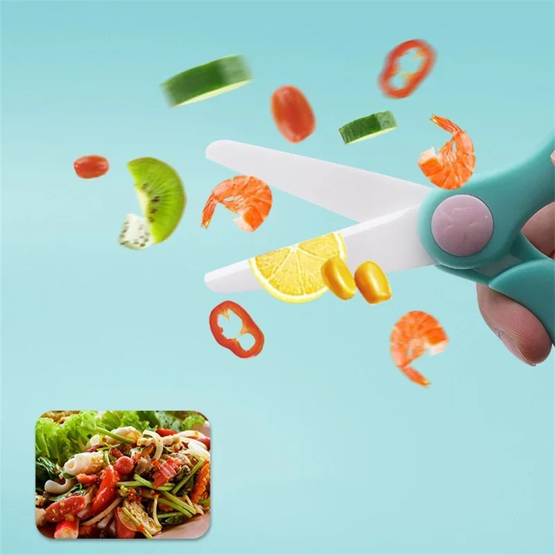 Ceramic Blade Kitchen Food Sci - Baby Food Scissors 评论和价格