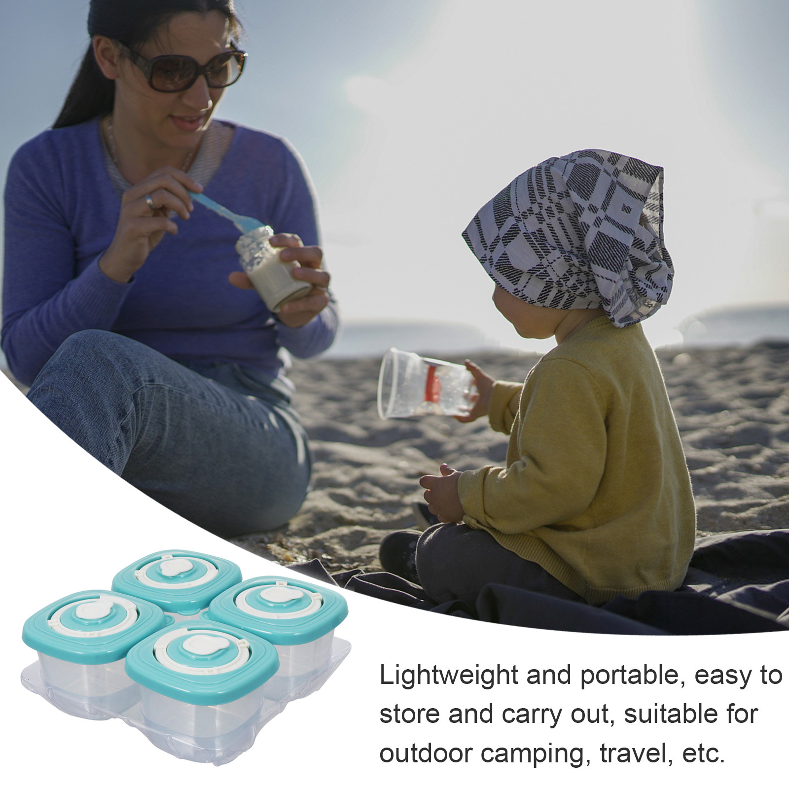 4Pcs Baby Food Storage Box Hig - Baby Food Quality 评论和价格