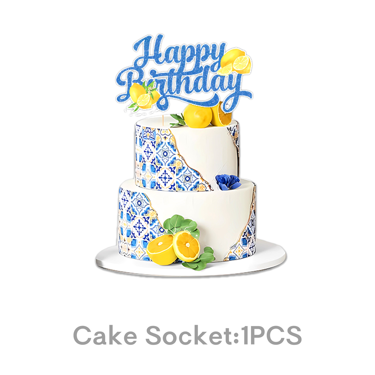 Lemon Cupcake Toppers Summer C - Baby Food Fruits 评论和价格