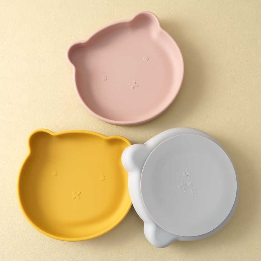 1PC Silicone Baby Dishes Sucti - Baby Food Dinner 评论和价格