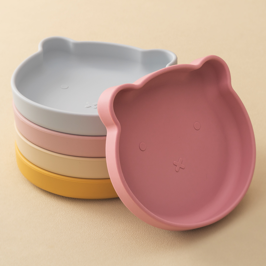 1PC Silicone Baby Dishes Sucti - Baby Food Dinner 评论和价格