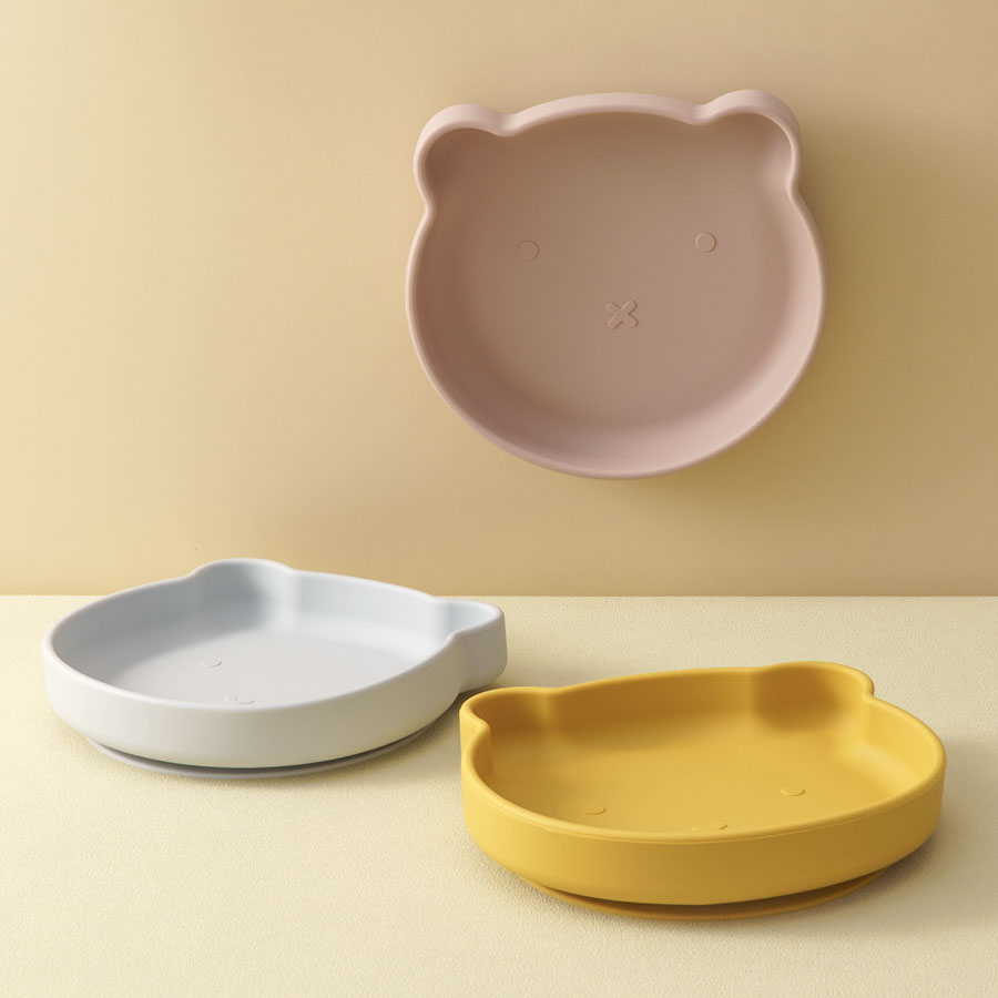 1PC Silicone Baby Dishes Sucti - Baby Food Dinner 评论和价格