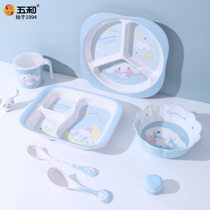 For Sanrio Tableware Anti Scal - Baby Food Dinner 评论和价格