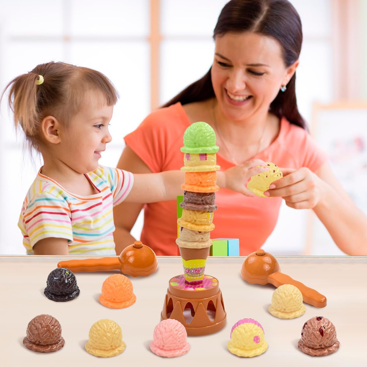 Children's Ice Cream Stacking  - Baby Food Cooking Set 评论和价格