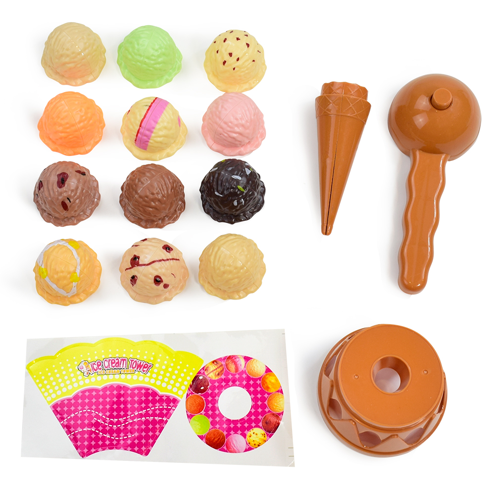 Children's Ice Cream Stacking  - Baby Food Cooking Set 评论和价格