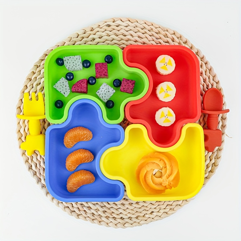 6pcs/Set baby Silicone Feeding - Baby Food Dinner 评论和价格