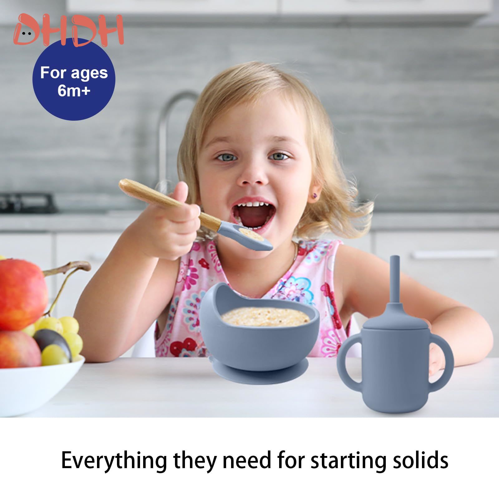 Silicone Baby Feeding Set Tabl - Baby Food Dinner 评论和价格