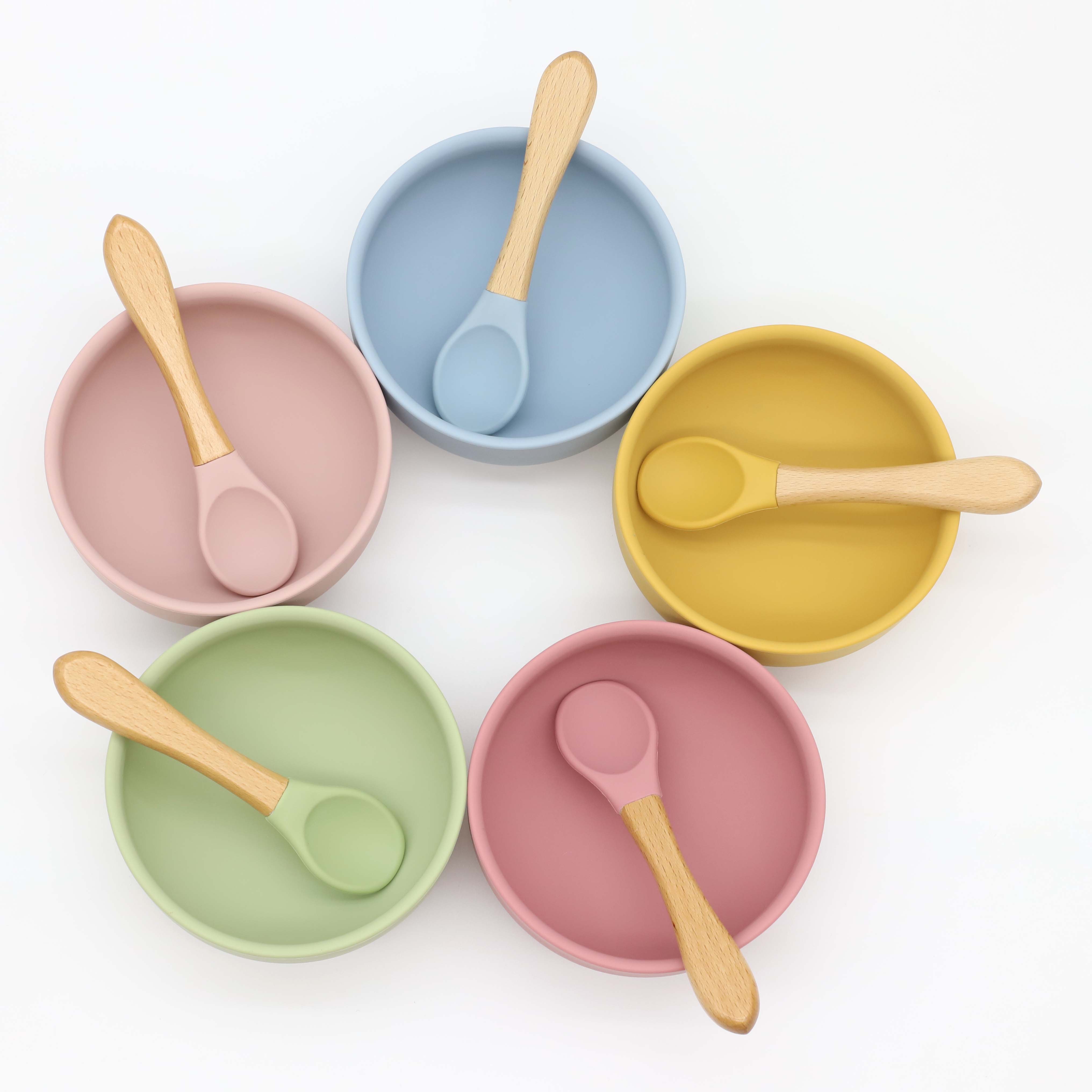 Silicone bowl with suction cup - Baby Food Dinner 评论和价格