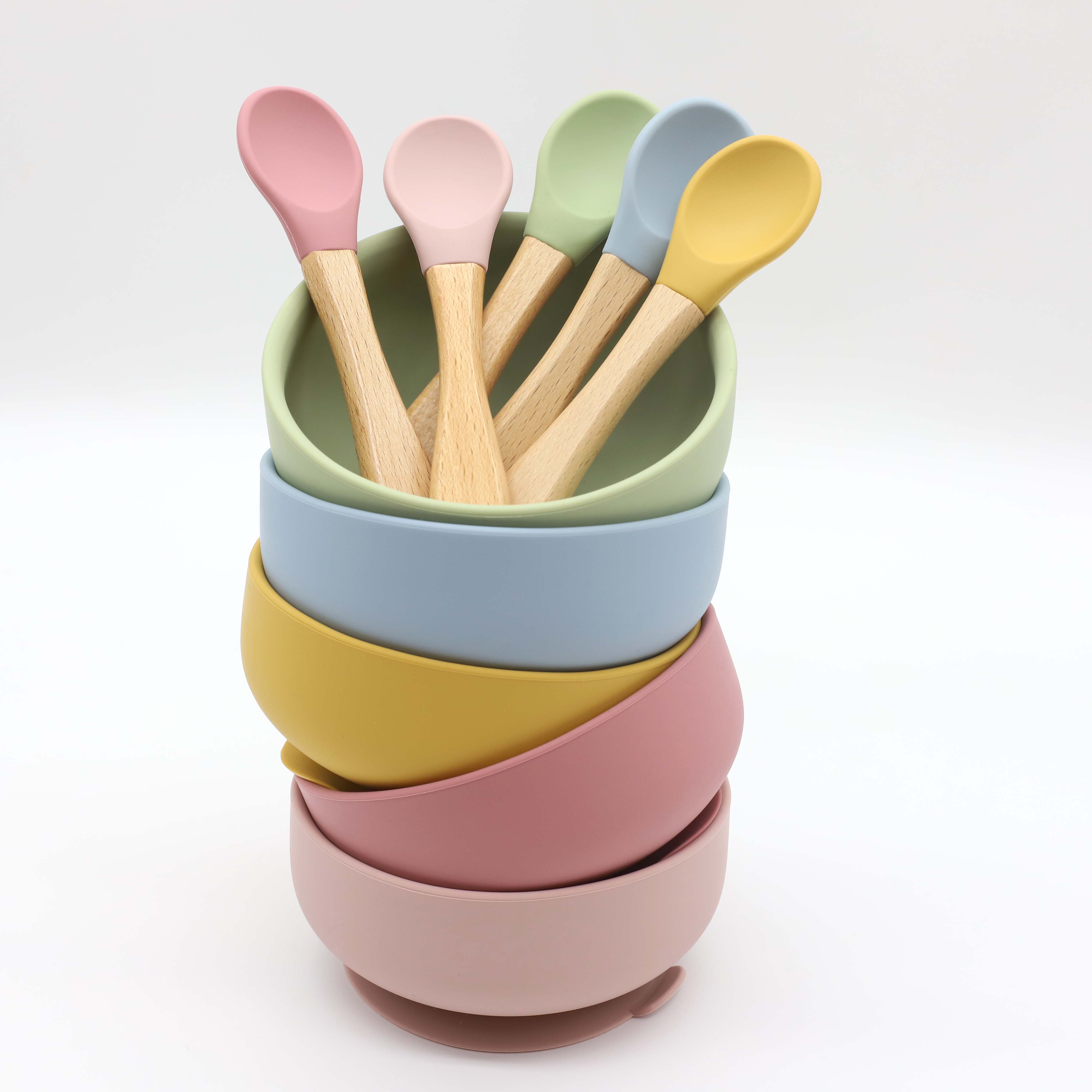 Silicone bowl with suction cup - Baby Food Dinner 评论和价格