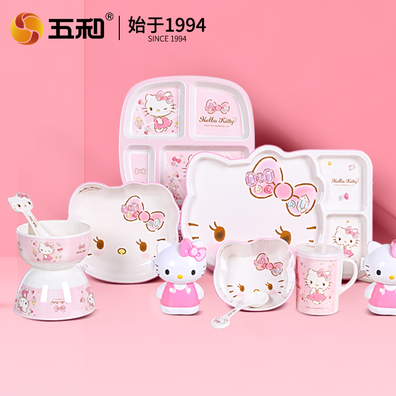 For Hello Kitty Tableware Baby - Baby Food Dinner 评论和价格