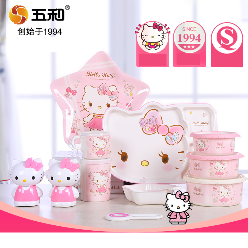 For Hello Kitty Tableware Baby - Baby Food Dinner 评论和价格