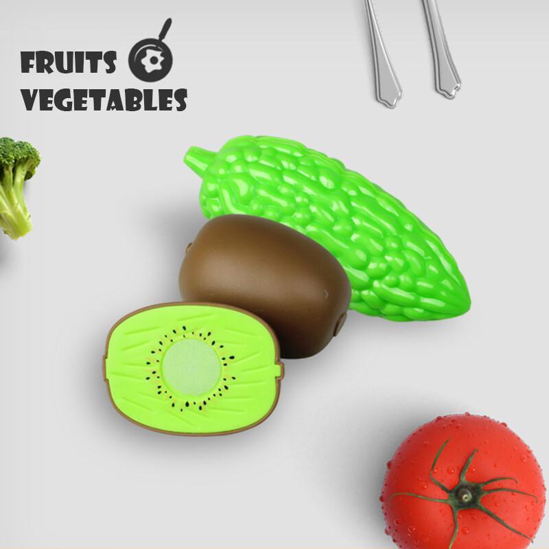 Cutting Play Food Set For Kids - Baby Food Cooking Set 评论和价格