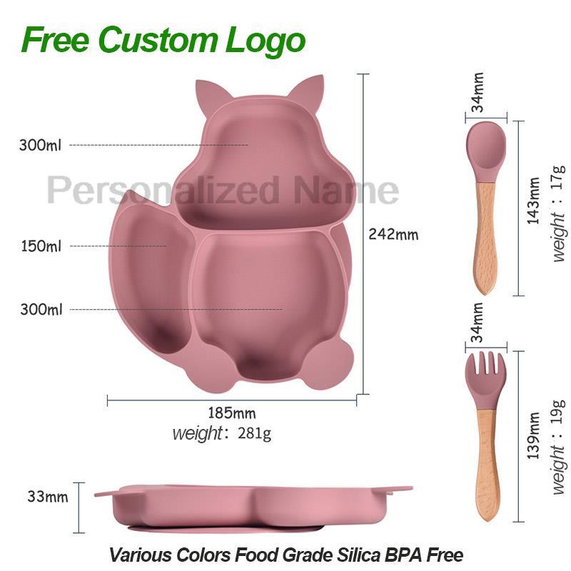 Baby Silicone Sucker Bowl Plat - Baby Food Menu 评论和价格