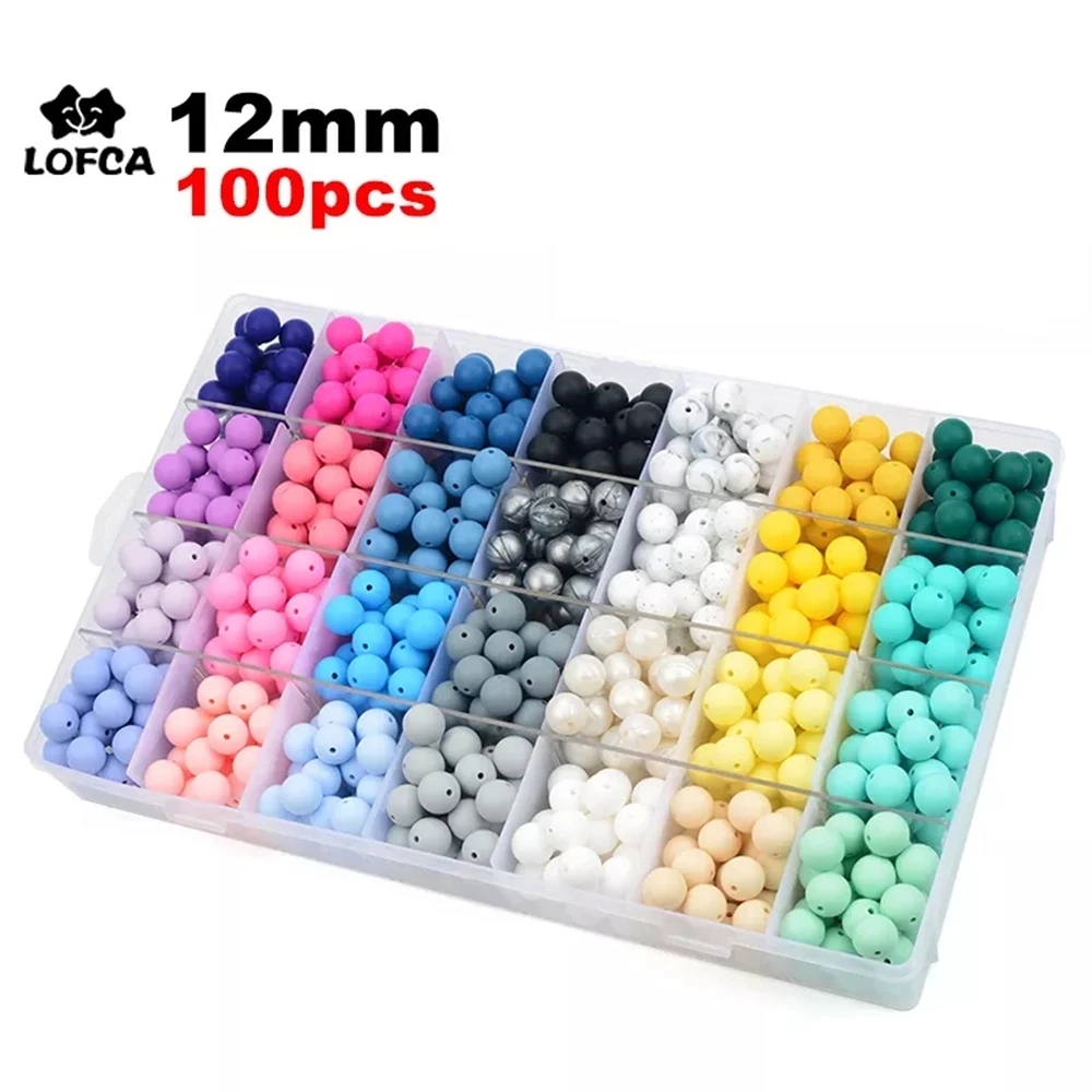 LOFCA 12mm 100pcs Silicone Bea - Baby Food Processor 评论和价格