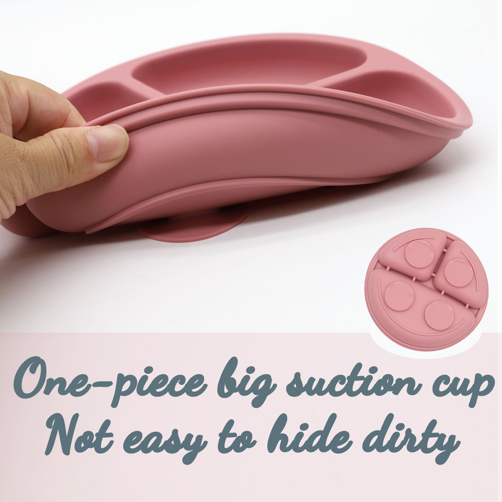 Food grade silicone split plat - Baby Food Dinner 评论和价格