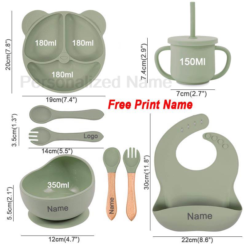 Feeding Set Silicone For Baby  - Baby Food Dinner 评论和价格