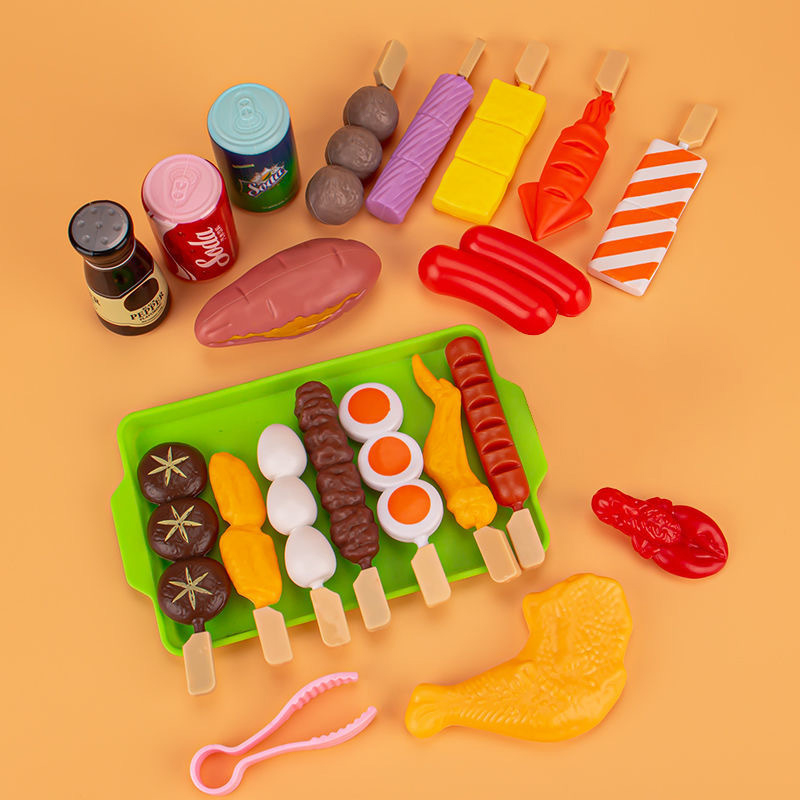 Baby Dress Up Kitchen Toys BBQ - Baby Food Cooking Set 评论和价格