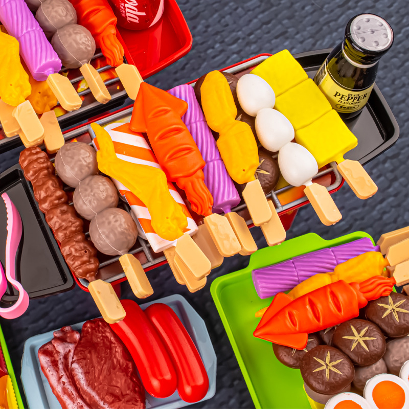 Baby Dress Up Kitchen Toys BBQ - Baby Food Cooking Set 评论和价格